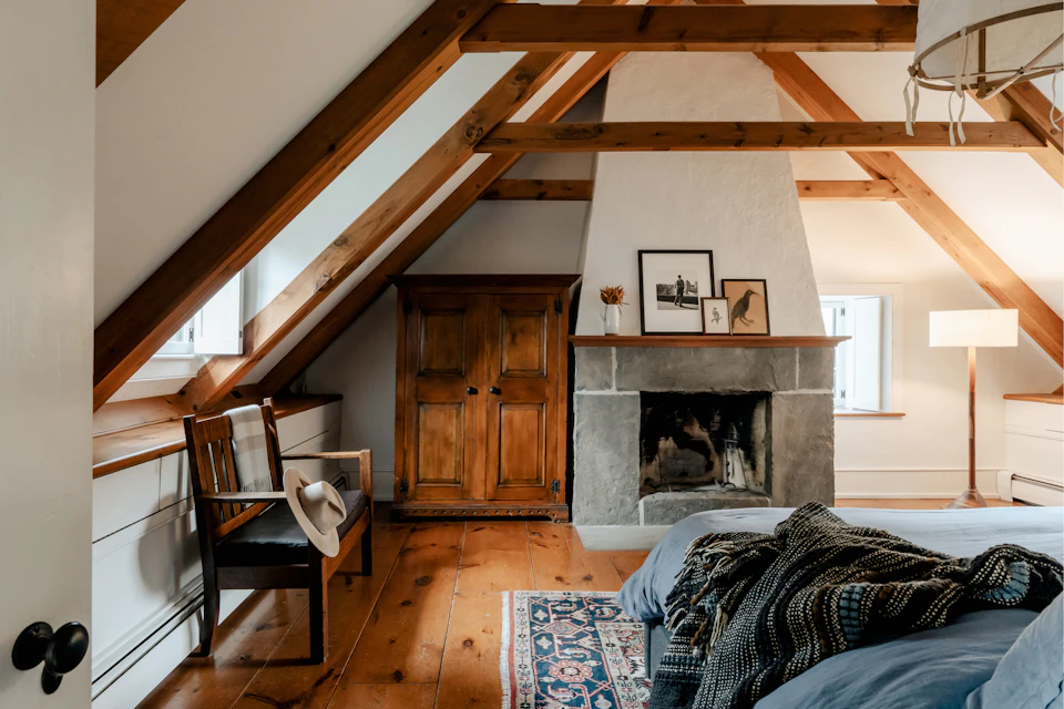 Finished attic conversion with sloped ceilings in a Bergen County home